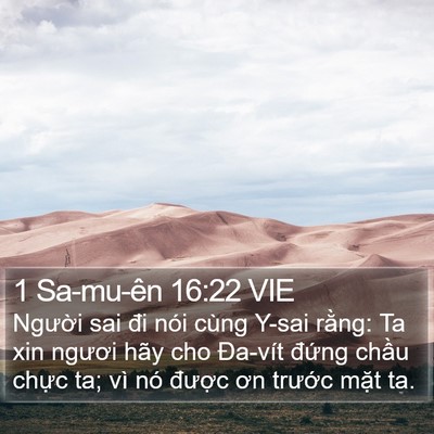1 Sa-mu-ên 16:22 VIE Bible Verse Image