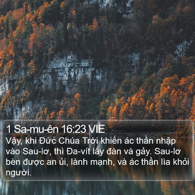1 Sa-mu-ên 16:23 VIE Bible Verse Image