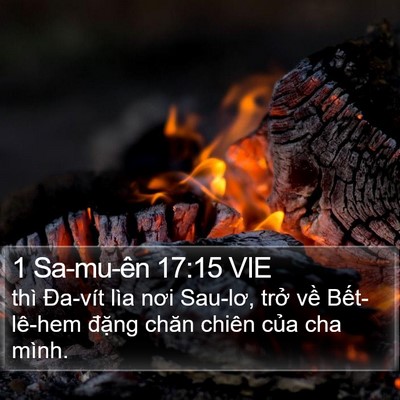 1 Sa-mu-ên 17:15 VIE Bible Verse Image