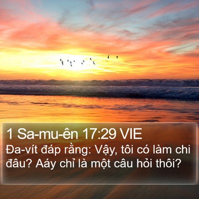 1 Sa-mu-ên 17:29 VIE Bible Verse Image