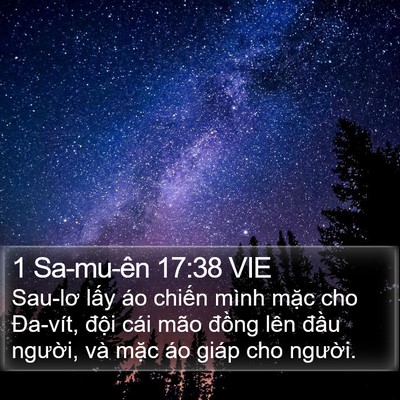 1 Sa-mu-ên 17:38 VIE Bible Verse Image