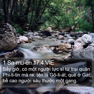 1 Sa-mu-ên 17:4 VIE Bible Verse Image