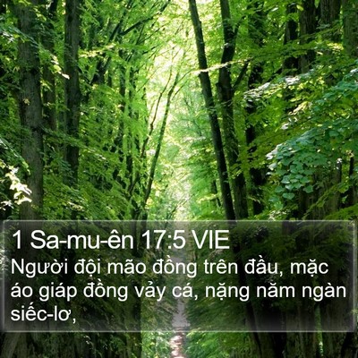 1 Sa-mu-ên 17:5 VIE Bible Verse Image