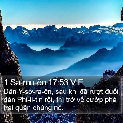 1 Sa-mu-ên 17:53 VIE Bible Verse Image