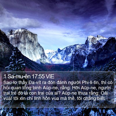 1 Sa-mu-ên 17:55 VIE Bible Verse Image