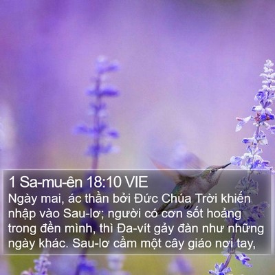 1 Sa-mu-ên 18:10 VIE Bible Verse Image