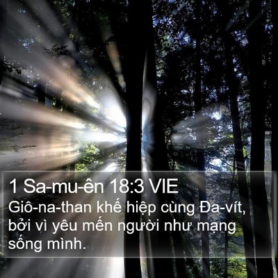 1 Sa-mu-ên 18:3 VIE Bible Verse Image