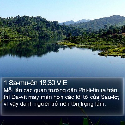 1 Sa-mu-ên 18:30 VIE Bible Verse Image