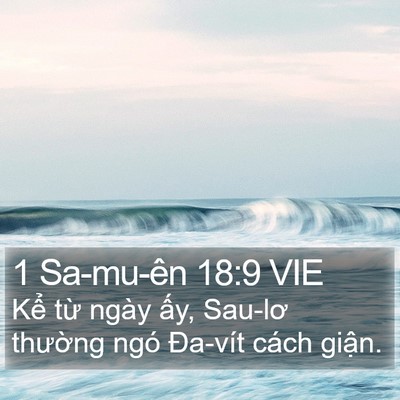 1 Sa-mu-ên 18:9 VIE Bible Verse Image