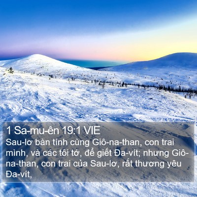 1 Sa-mu-ên 19:1 VIE Bible Verse Image