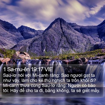 1 Sa-mu-ên 19:17 VIE Bible Verse Image