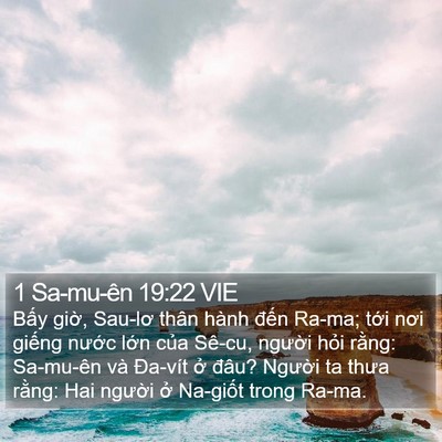 1 Sa-mu-ên 19:22 VIE Bible Verse Image