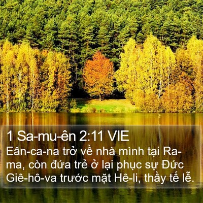 1 Sa-mu-ên 2:11 VIE Bible Verse Image