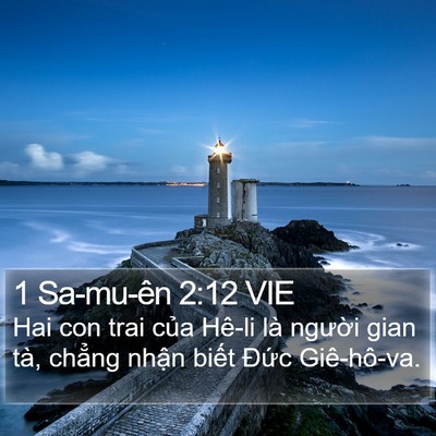 1 Sa-mu-ên 2:12 VIE Bible Verse Image