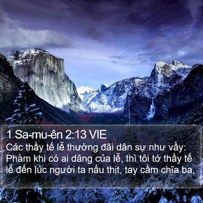 1 Sa-mu-ên 2:13 VIE Bible Verse Image