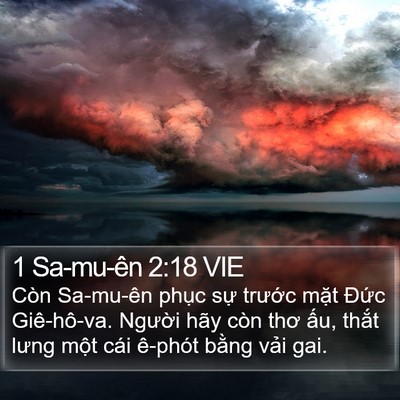1 Sa-mu-ên 2:18 VIE Bible Verse Image