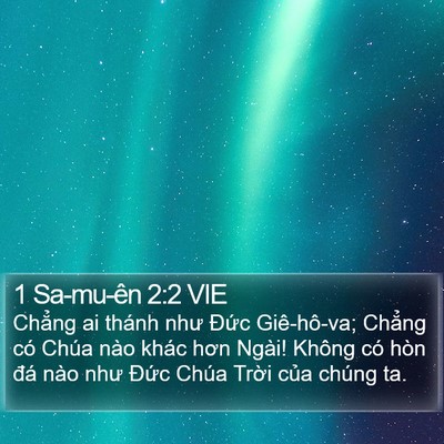 1 Sa-mu-ên 2:2 VIE Bible Verse Image