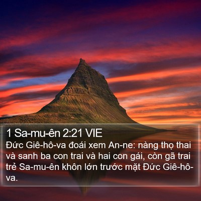 1 Sa-mu-ên 2:21 VIE Bible Verse Image