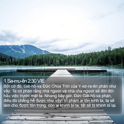 1 Sa-mu-ên 2:30 VIE Bible Verse Image