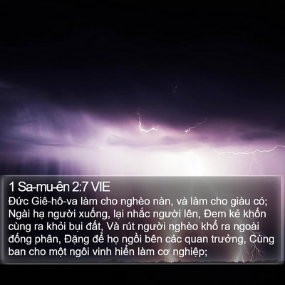 1 Sa-mu-ên 2:7 VIE Bible Verse Image