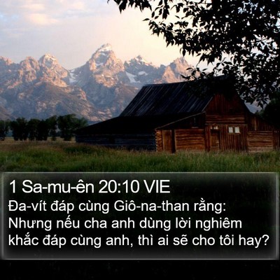 1 Sa-mu-ên 20:10 VIE Bible Verse Image