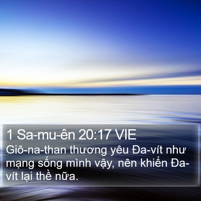 1 Sa-mu-ên 20:17 VIE Bible Verse Image