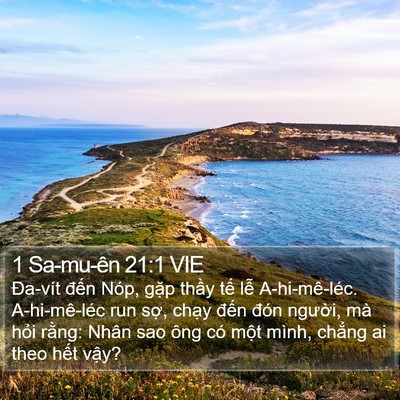1 Sa-mu-ên 21:1 VIE Bible Verse Image