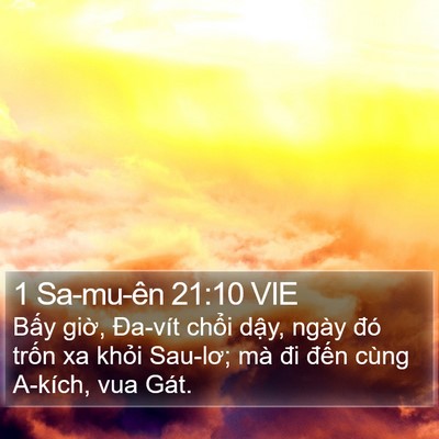1 Sa-mu-ên 21:10 VIE Bible Verse Image