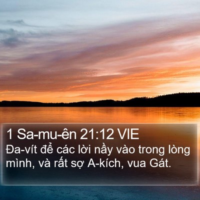 1 Sa-mu-ên 21:12 VIE Bible Verse Image