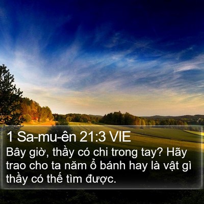 1 Sa-mu-ên 21:3 VIE Bible Verse Image