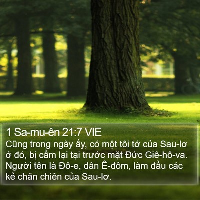1 Sa-mu-ên 21:7 VIE Bible Verse Image