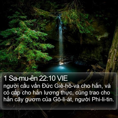 1 Sa-mu-ên 22:10 VIE Bible Verse Image