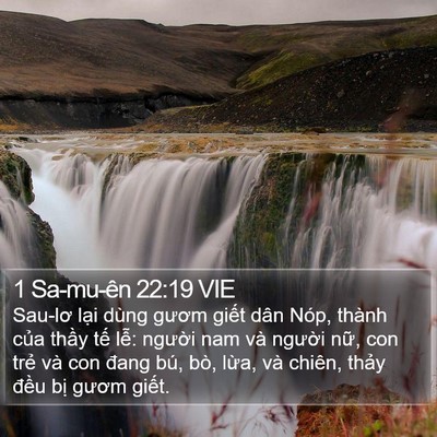 1 Sa-mu-ên 22:19 VIE Bible Verse Image