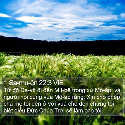 1 Sa-mu-ên 22:3 VIE Bible Verse Image