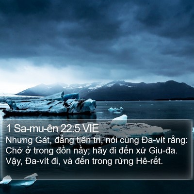 1 Sa-mu-ên 22:5 VIE Bible Verse Image