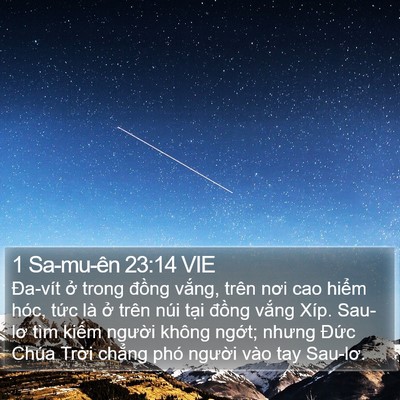 1 Sa-mu-ên 23:14 VIE Bible Verse Image