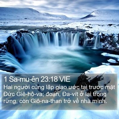 1 Sa-mu-ên 23:18 VIE Bible Verse Image