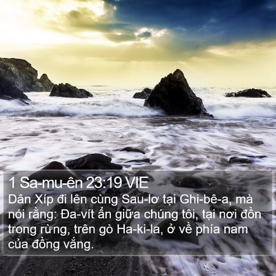 1 Sa-mu-ên 23:19 VIE Bible Verse Image