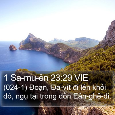 1 Sa-mu-ên 23:29 VIE Bible Verse Image