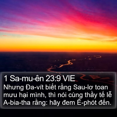 1 Sa-mu-ên 23:9 VIE Bible Verse Image