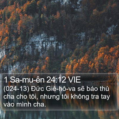 1 Sa-mu-ên 24:12 VIE Bible Verse Image