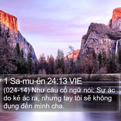 1 Sa-mu-ên 24:13 VIE Bible Verse Image