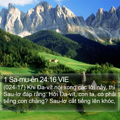 1 Sa-mu-ên 24:16 VIE Bible Verse Image