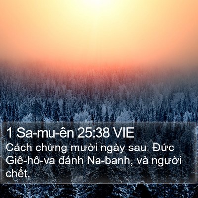 1 Sa-mu-ên 25:38 VIE Bible Verse Image