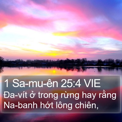 1 Sa-mu-ên 25:4 VIE Bible Verse Image