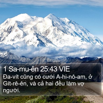 1 Sa-mu-ên 25:43 VIE Bible Verse Image