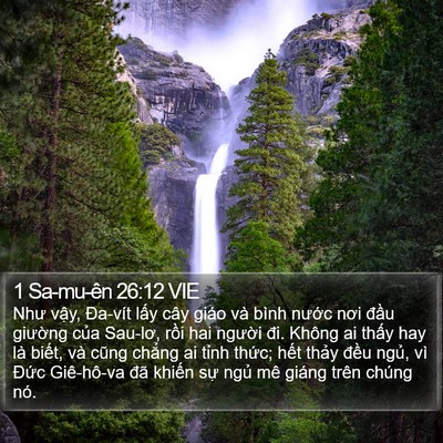 1 Sa-mu-ên 26:12 VIE Bible Verse Image