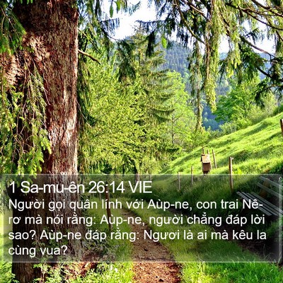 1 Sa-mu-ên 26:14 VIE Bible Verse Image