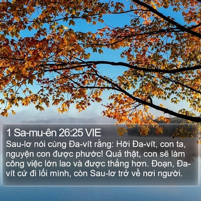 1 Sa-mu-ên 26:25 VIE Bible Verse Image