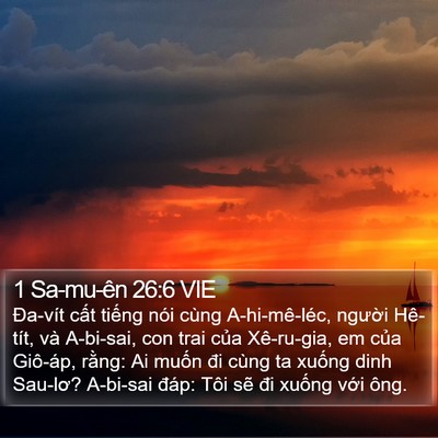 1 Sa-mu-ên 26:6 VIE Bible Verse Image